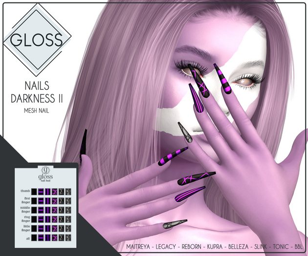 *Gloss* Nails Darkness II