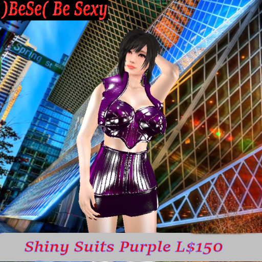 )BeSe( Shiny Suits Purple