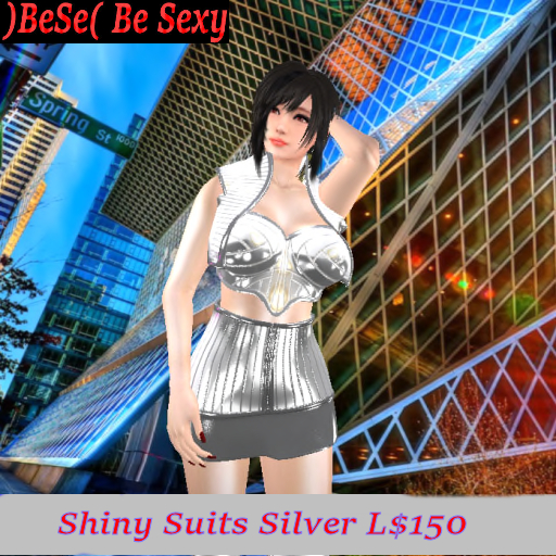 )BeSe( Shiny Suits Silver