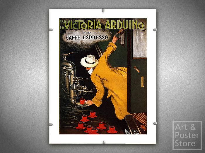 Victoria Arduino | Vintage Poster | Mesh Clip Frame With White Mount