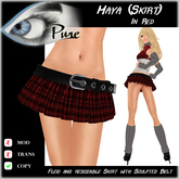 << PURE >> Maja (Skirt) in Red [inworld price 99L$]