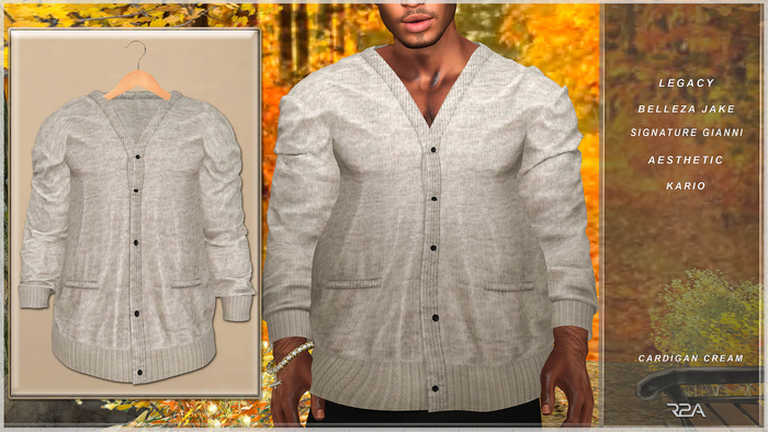 R2A- CARDIGAN CREAM