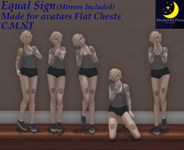 Moonchild Poses ~ Equal Sign TOUCH TO UNPACK