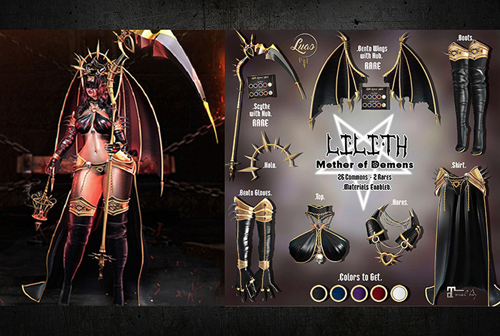 Luas Lilith full set Blue
