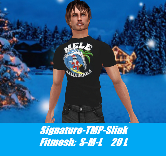Mele Kalikimaka-Mens' mesh shirt