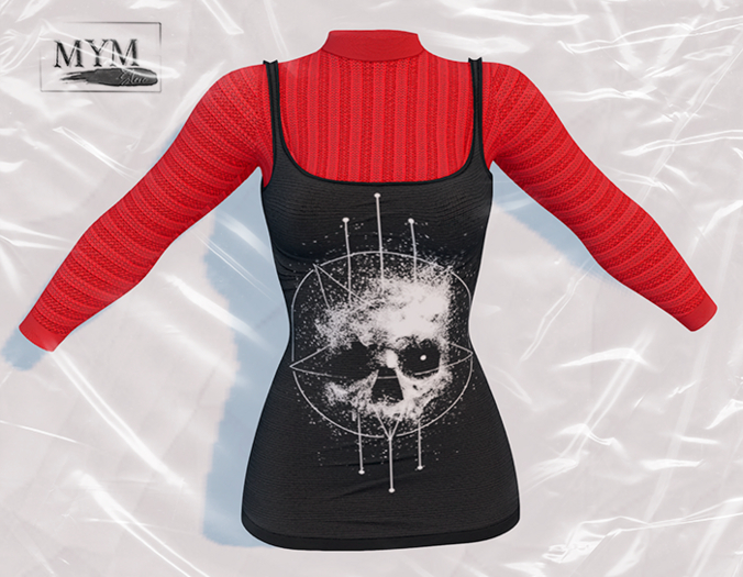 Mym Store- Yenefer Swetear&Dress-Skull R