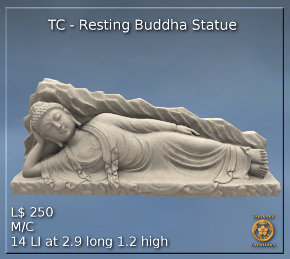 Resting Buddha Statue