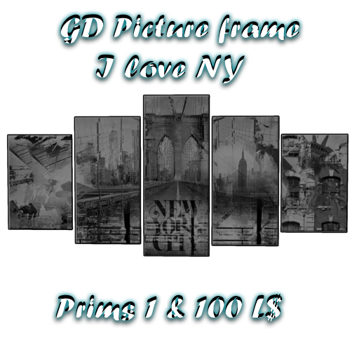 GD Picture frame I love NY