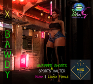 XNQ X-Bawdy Shorts Dark Blue FATPACK