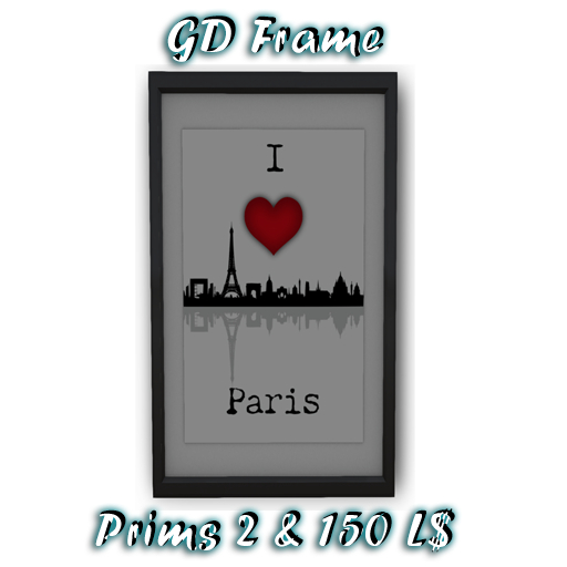 GD Picture frame I love Paris