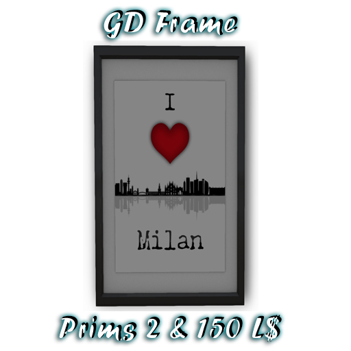 GD Picture frame I love Milan