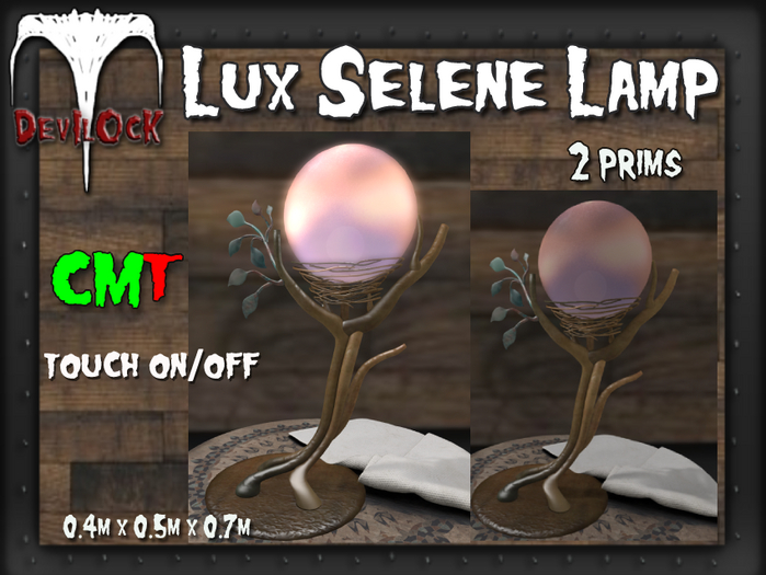 DEVILOCK - Lux Selene Lamp (ADD TO UNPACK)