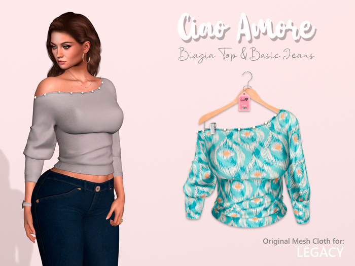 Ciao Amore! - Biagia Oneshoulder Top Boho [Legacy]