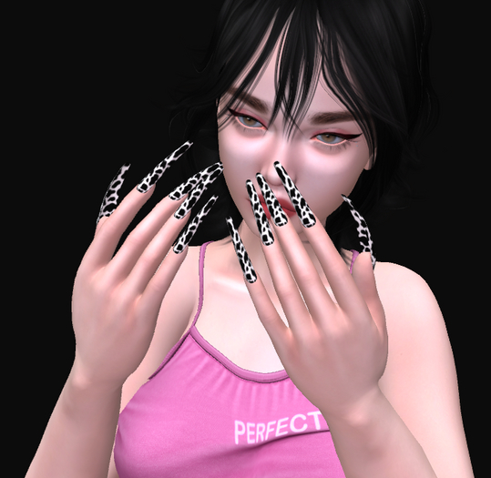 Cow Coffin Nails Freya