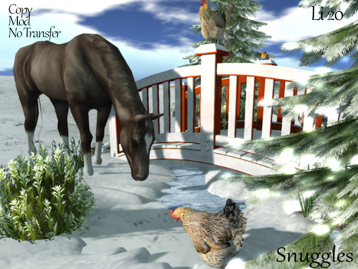 Winter Animal Bridge By Snuggles Boxed