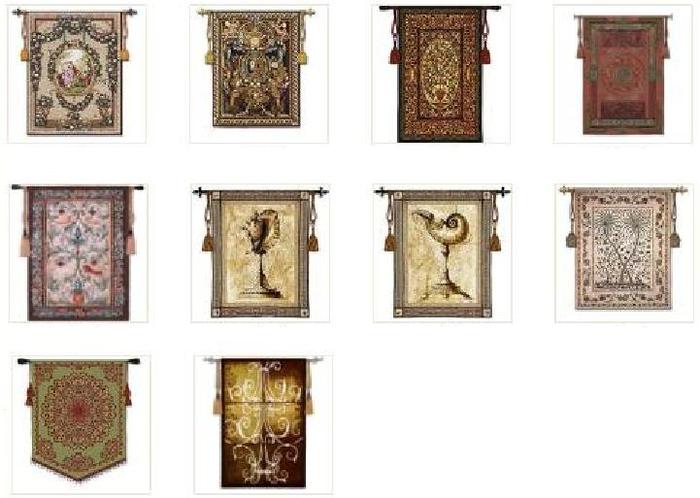 @MA@ TEXTURES Ornamental Wall Tapestry 4