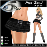 << PURE >> Maja (Skirt) in Black [inworld price 99L$]