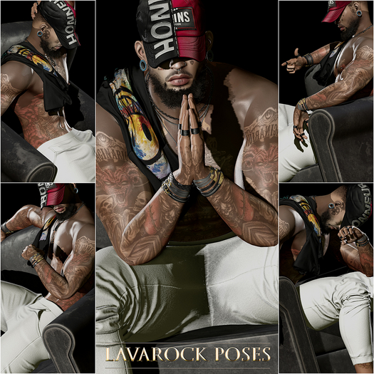 .:LAVAROCK POSES:.Male Bento Pose Set-1
