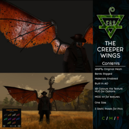 _-FAS-_  CREEPER WINGS [WEAR TO UNPACK]