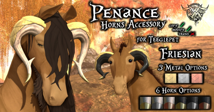 [WM] Penance Horns - Friesian