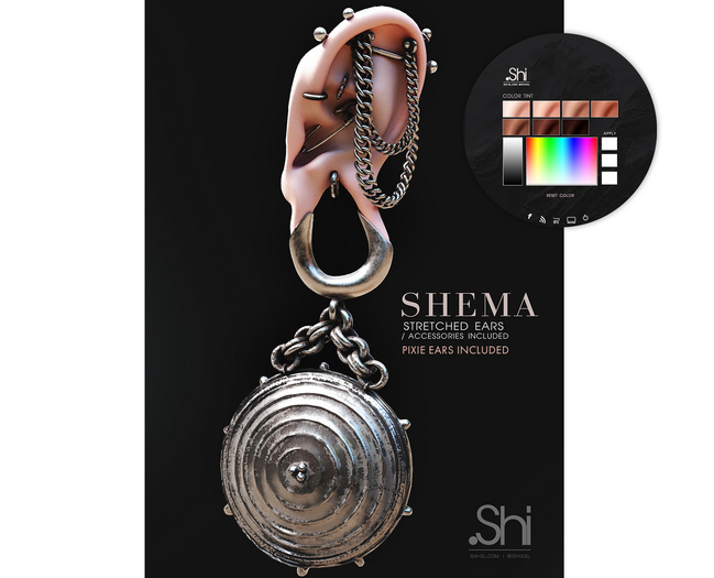 .Shi : SHEMA / Unisex Stretched Ears