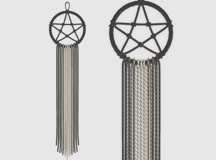 Dahlia - Occult - Pentagram Macrame 