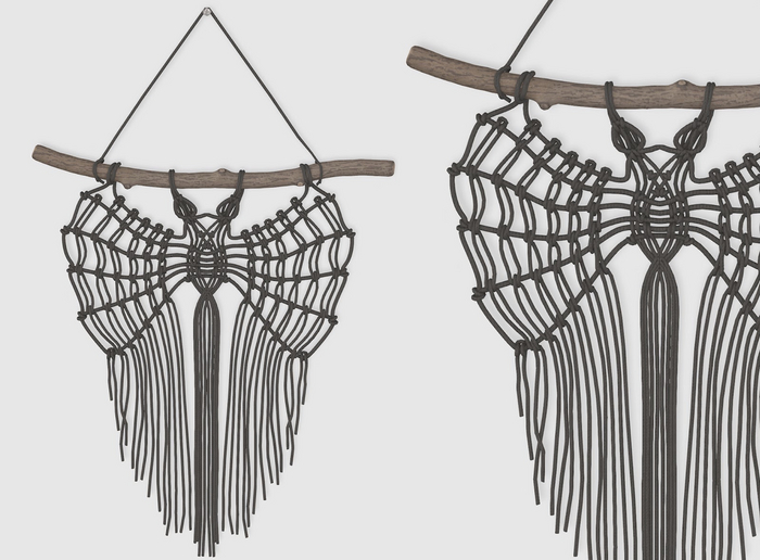Dahlia - Occult - Bat Macrame 