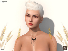 [Nerium] Wiccan Tattoo - Crescent