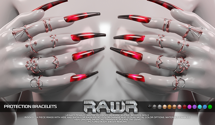 RAWR! Protection Rings v2 (add me)