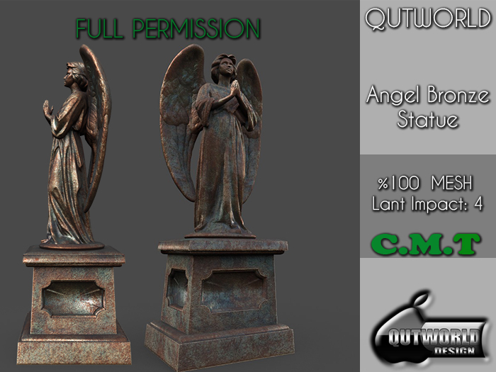 .::QUTWORLD Angel Bronze Statue::.FP 