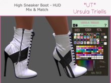 6359 Flora Sneakers High Ankle Boots - [Fatpack]