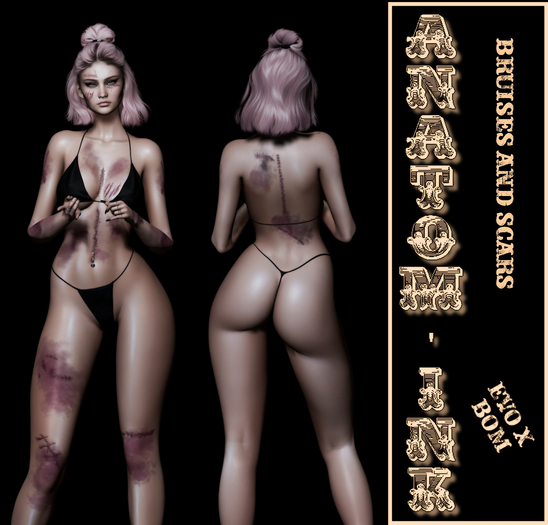 [Anatom'Ink] Bruises and Scars  Full body