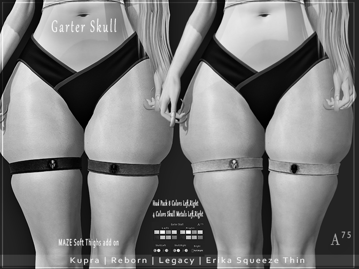 . A75 : Garter Skull Maze Kupra,Reborn,Legacy,Erika D.