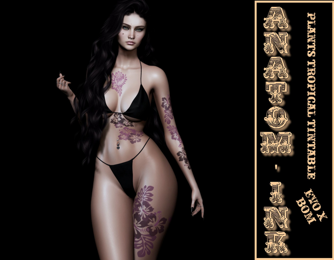Anatom'Ink] Plants Tropical Tintable