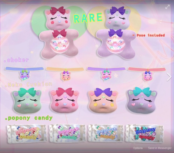 . POPONY . Kawaii Neko GACHA - RARE