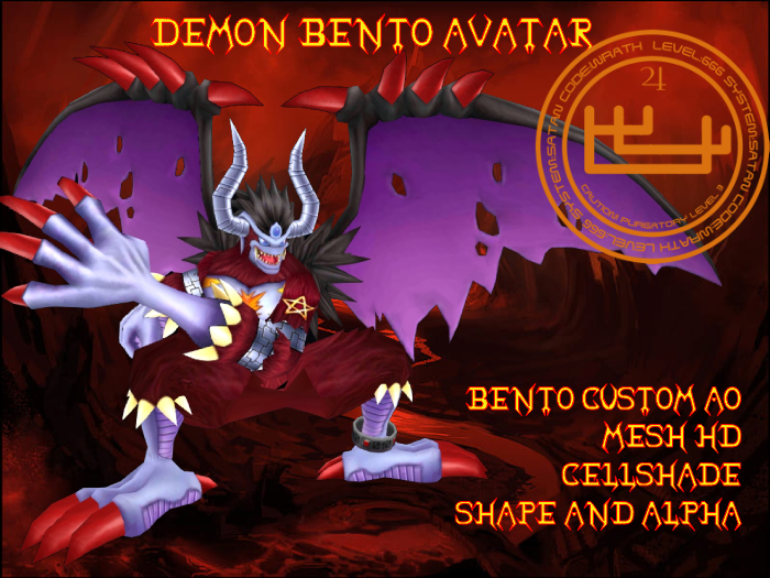 ::Demon Lords Series:: Demon Bento Avatar + AO