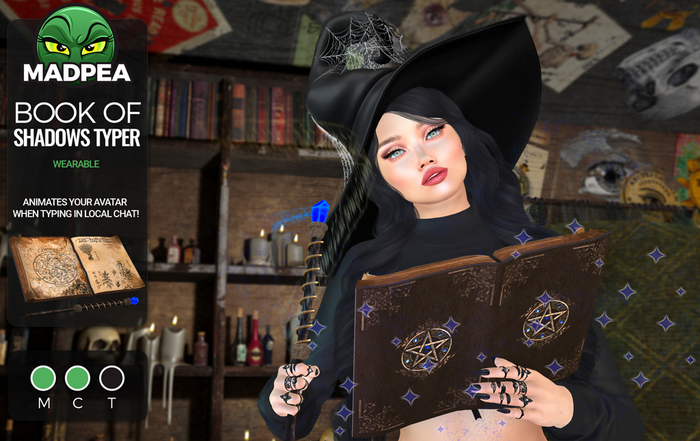 MadPea Book of Shadows Typer