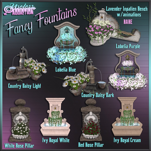 UA: Fancy Fountains Lobelia Blue BOXED