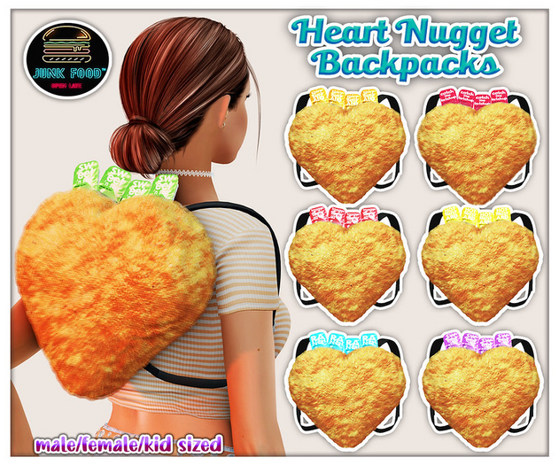 Junk Food - Heart Nugget Packs (Ranch)