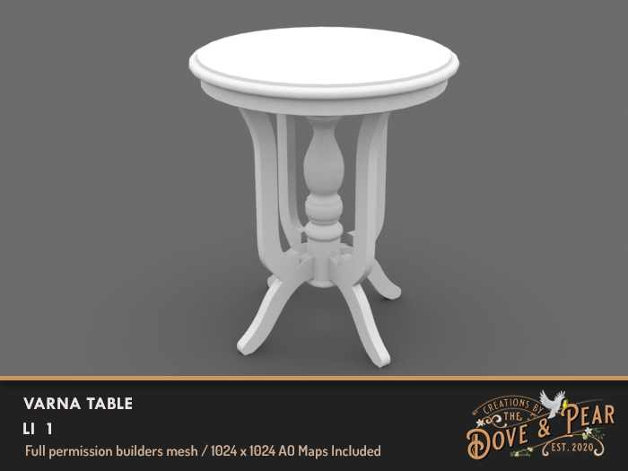 Dove & Pear for Builders - Varna Table  