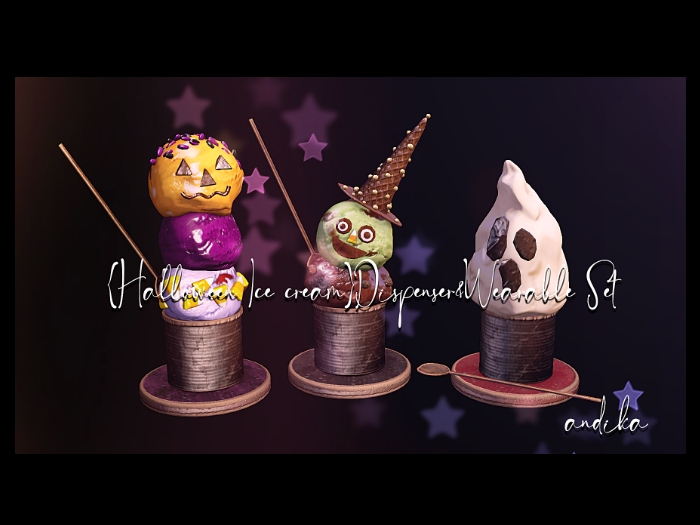 andika{Halloween Icecream}Dispenser&Wearable Set 1