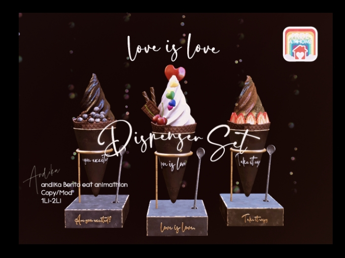 wear//andika [love is love]PRIDE-Dispenser Set