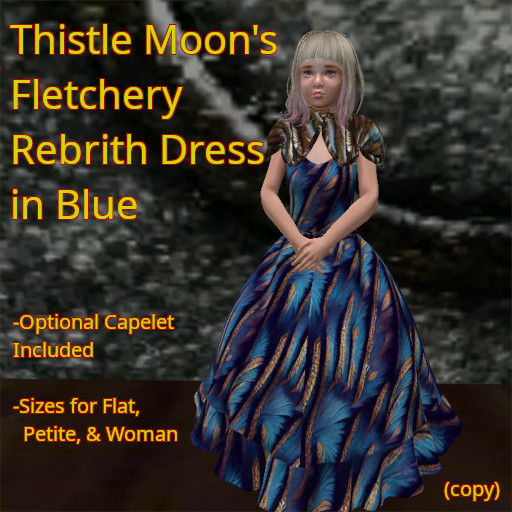TMD Fletchery Rebirth Gown Blue