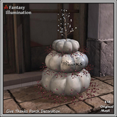 Fantasy Illumination - Give Thanks Porch Decoration COPY/MOD