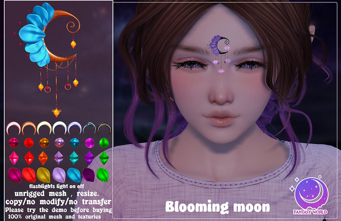 {Fantasy world} Blooming moon