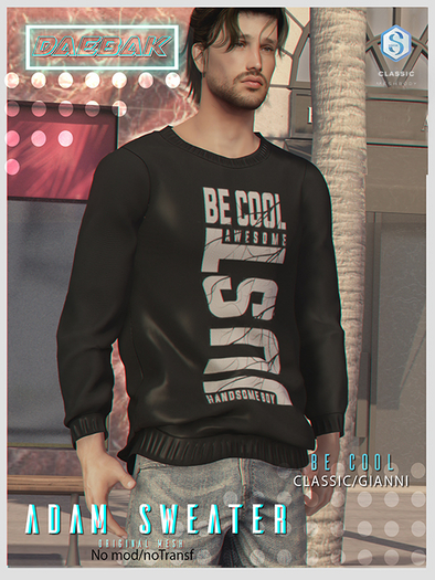 DAEBAK - ADAM SWEATER - JUST BE COOL