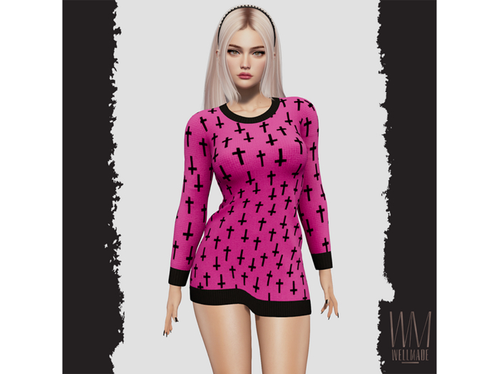[WellMade] Mimi Dress Pink