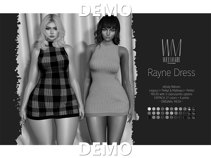 [WellMade] Rayne Dress DEMO