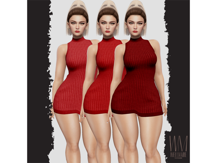 [WellMade] Rayne Dress Reds