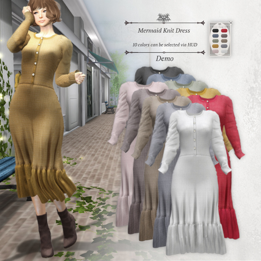S@BBiA::Mermaid Knit Dress (Demo)